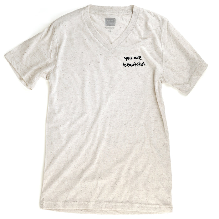 Calendar Text Shirt - Oatmeal