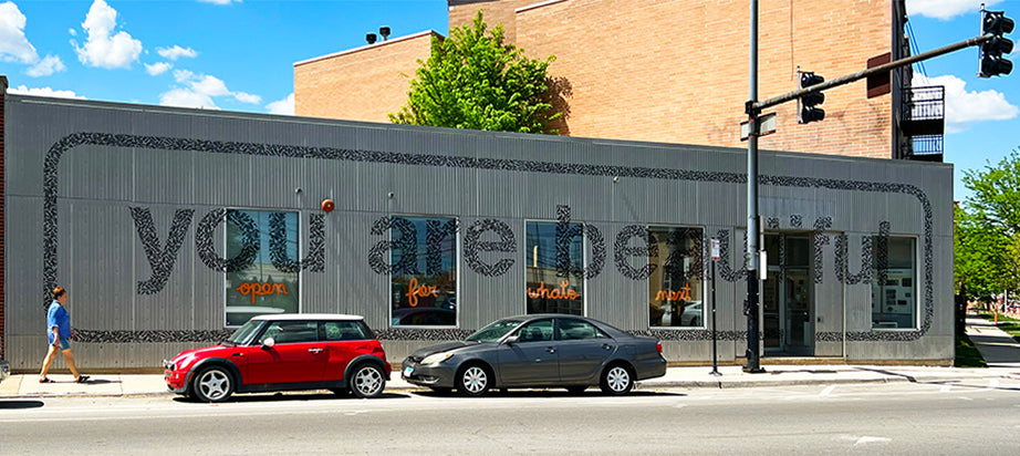You Are Beautiful HQ Store and Gallery storefront at 3368 N Elston Avenue in Chicago