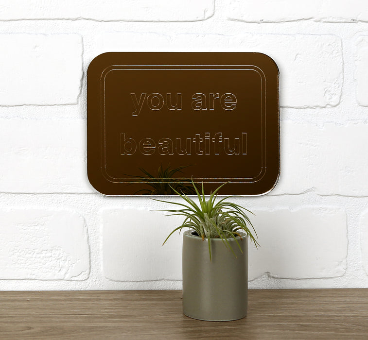Beautiful Wall Mirror - Limited Edition Deep Bronze