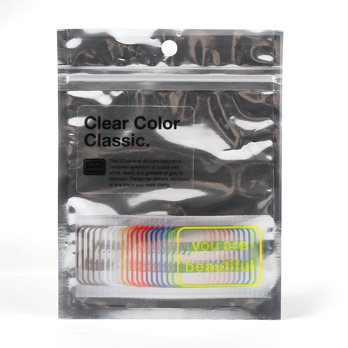 Clear Colors Stickers