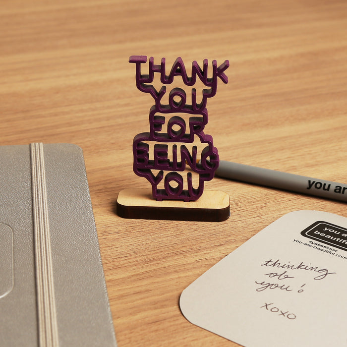 Thank You For Being You - Mini Sculpture