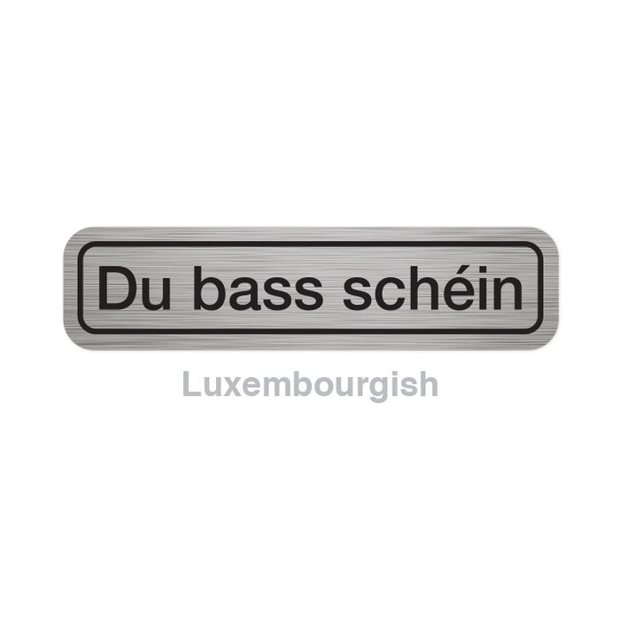 Translation Stickers - Languages A-L