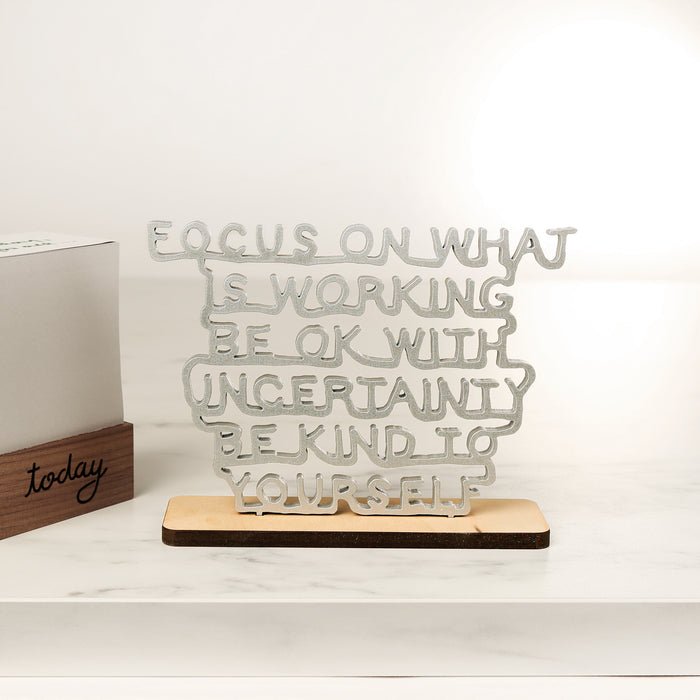Focus On What Is Working