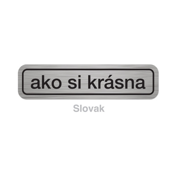 Translation Stickers - Languages M-Z