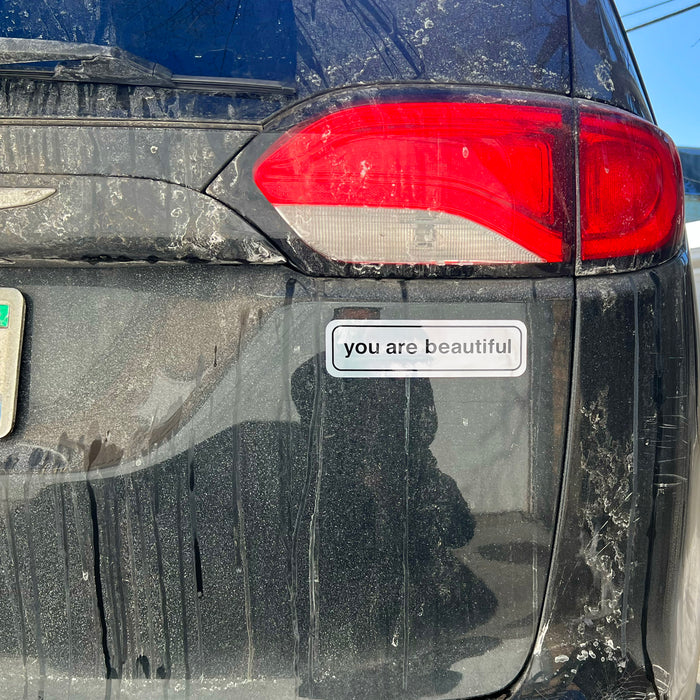 Metallic Bumper Sticker