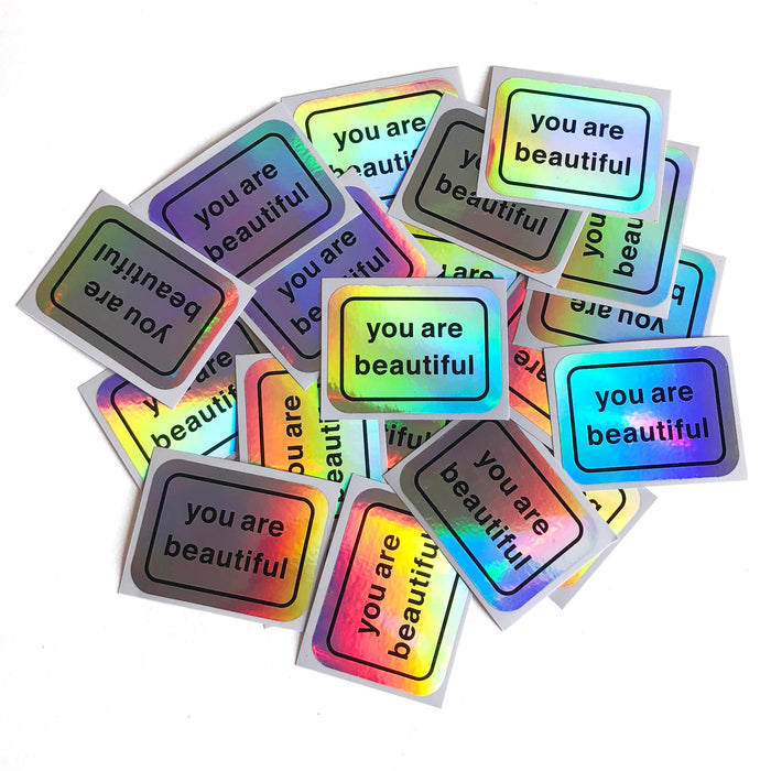 Holographic Classic Stickers