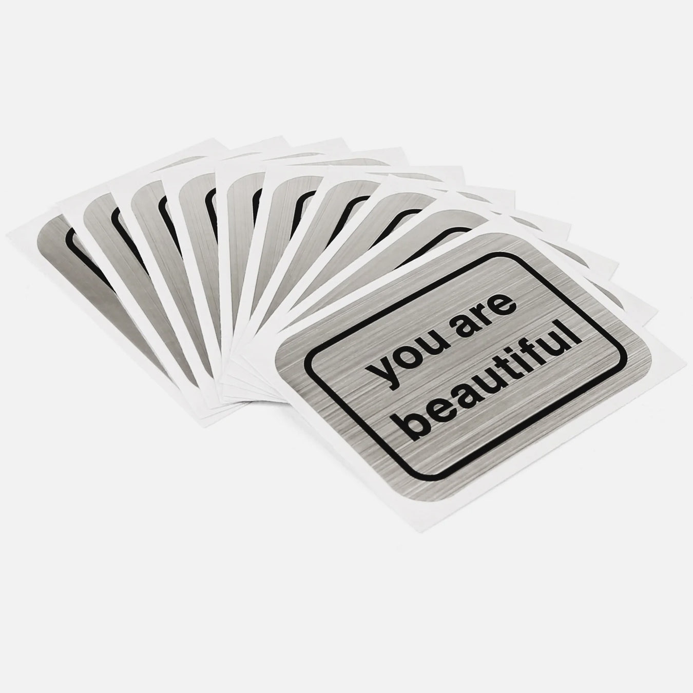 you are beautiful original stickers