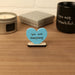 Heart-shaped Valentine mini sculpture with the phrase “you are everything,” styled as a small desk or shelf gift.