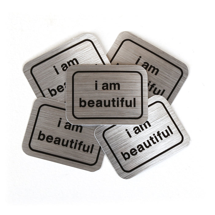 I Am Beautiful Stickers