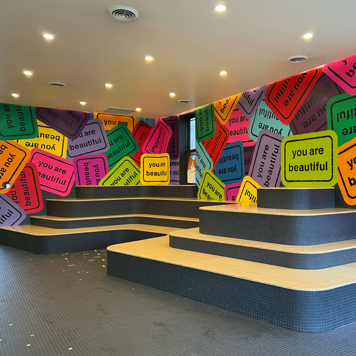 Stenciled Mural - On your wall