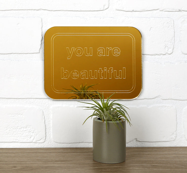 Beautiful Wall Mirror - Gold