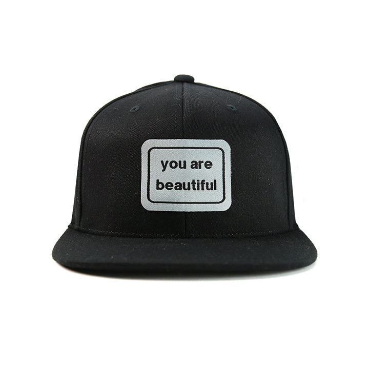 Snapback Hat Black — You Are Beautiful