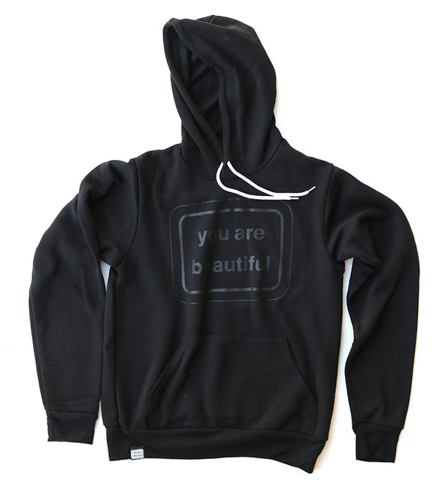 You Are Beautiful Hoodie - Black