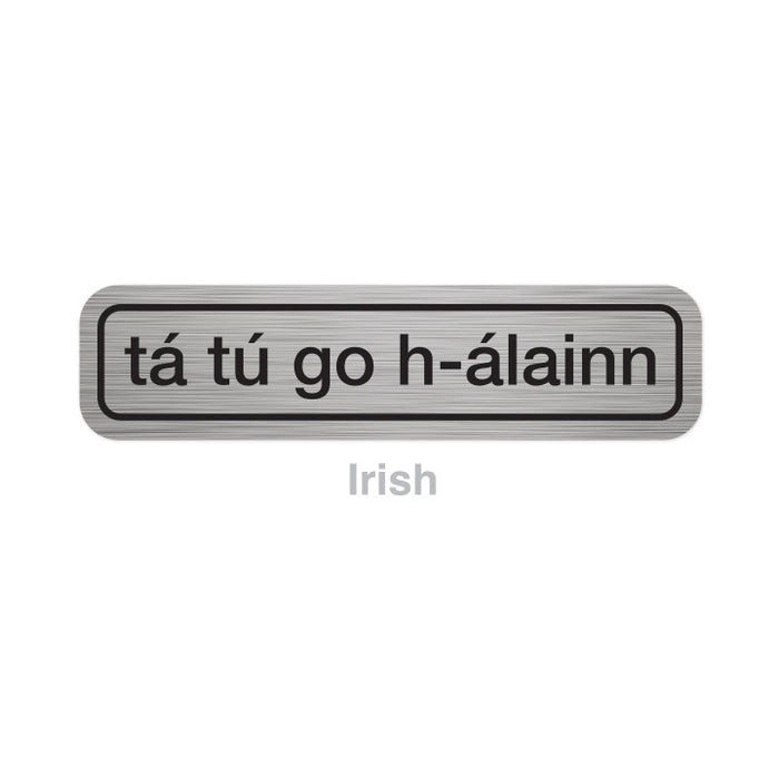 Translation Stickers - Languages A-L