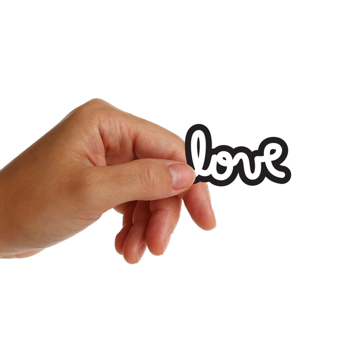 Love (b/w) Stickers