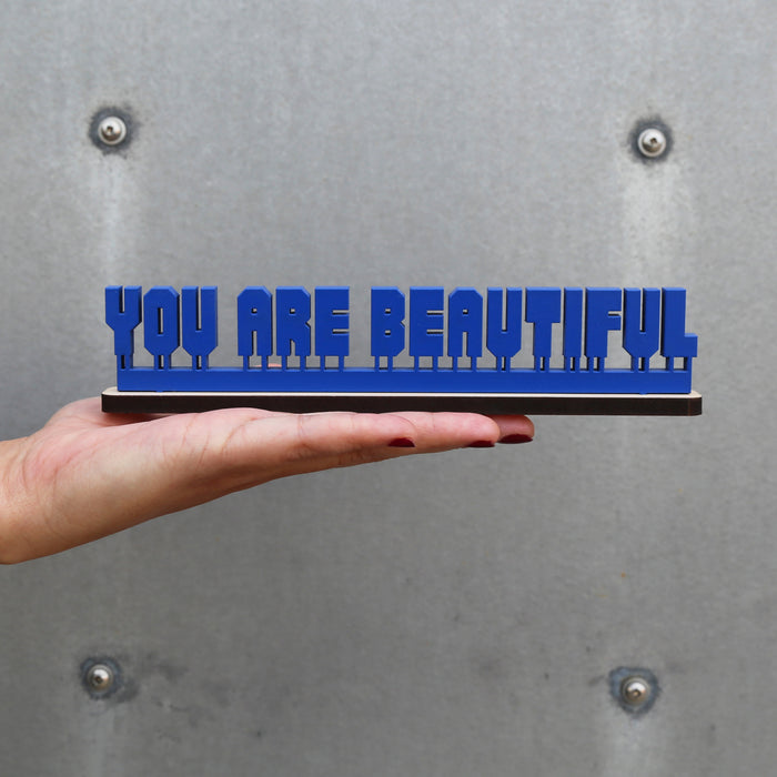 You Are Beautiful Block - Replica Sculpture
