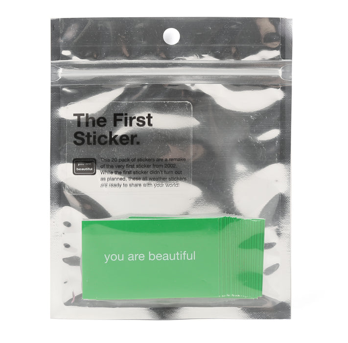 The First Sticker — You Are Beautiful
