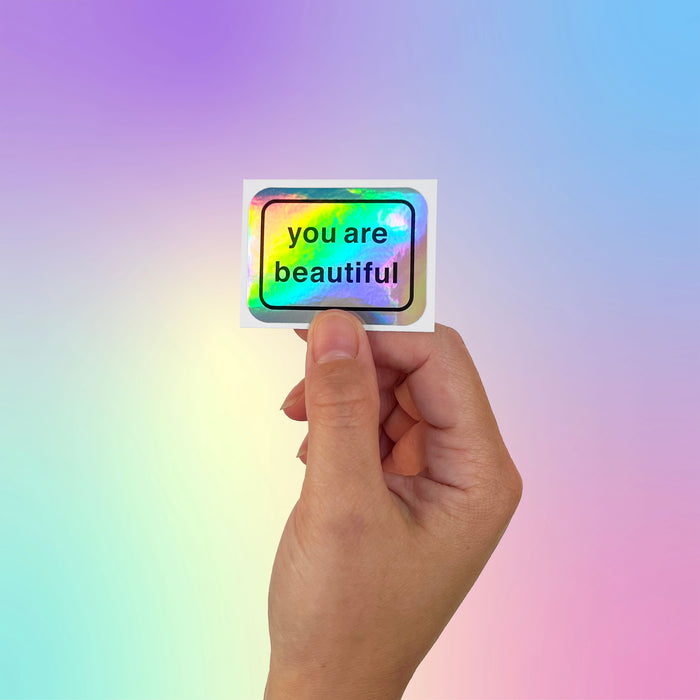 Holographic Classic Stickers