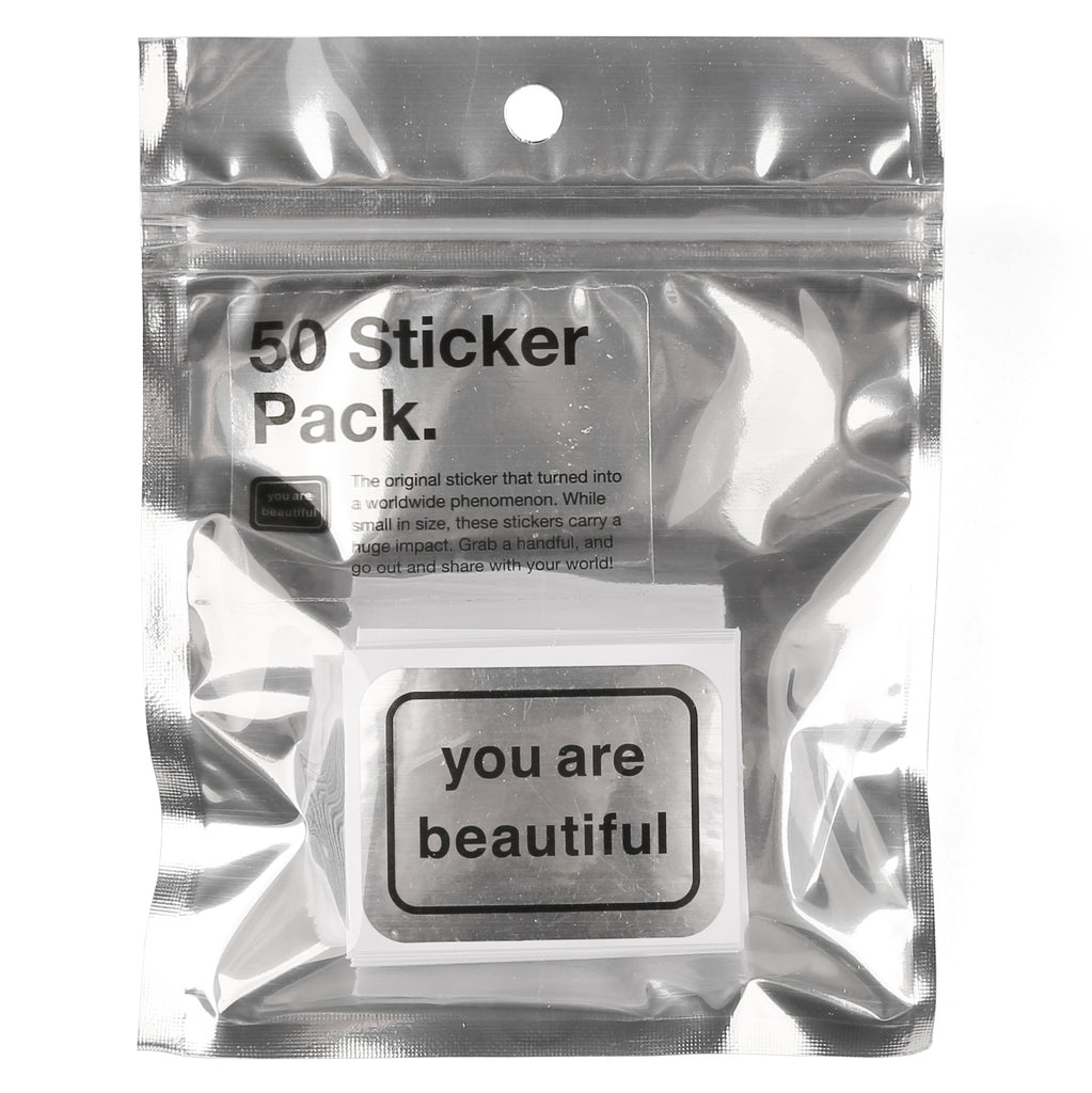 Boek Verfrissend Bestaan You Are Beautiful Stickers