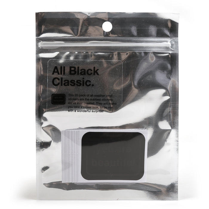 All Black Stickers — You Are Beautiful